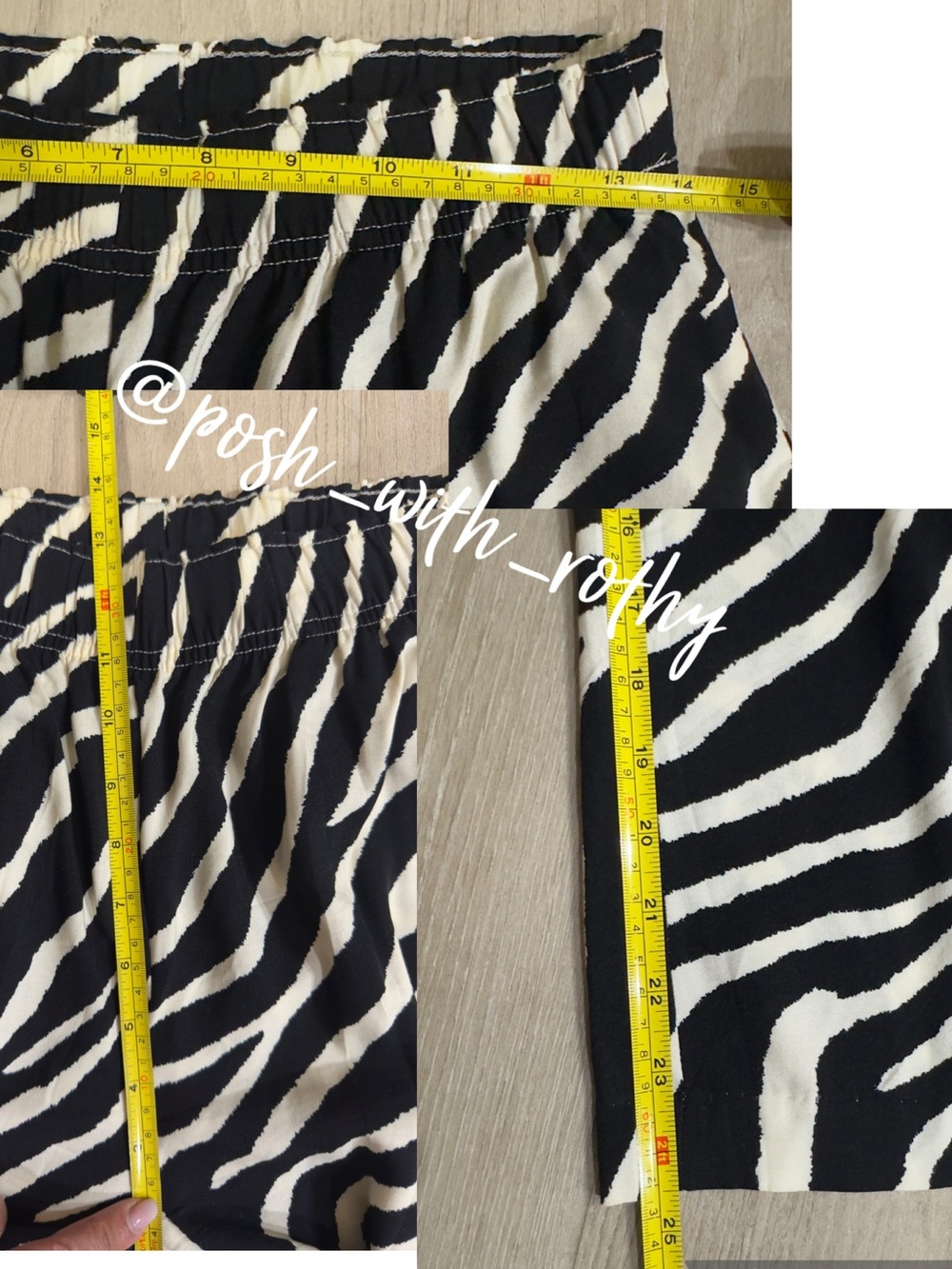 H&M Wide Cut Pull On Zebra Print Pants 🦓 - Picture 4 of 9